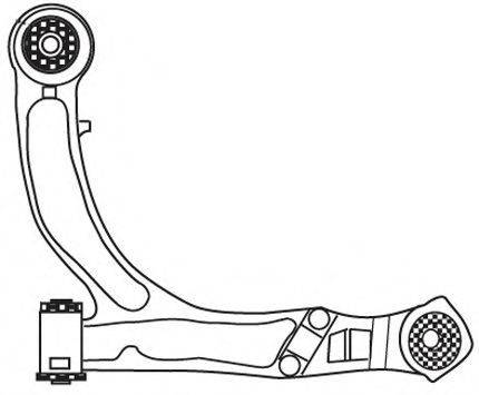 FRAP 2644FR Важіль незалежної підвіски колеса, підвіска колеса