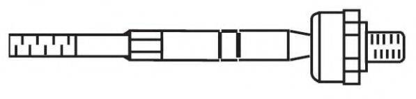 FRAP 3235 Осьовий шарнір, рульова тяга