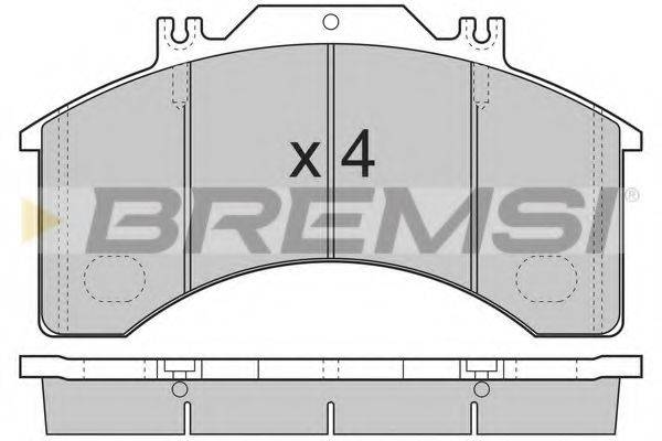 BREMSI 29032 Комплект гальмівних колодок, дискове гальмо