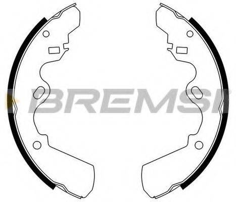 BREMSI 2056 Комплект гальмівних колодок