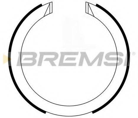 BREMSI 2634 Комплект гальмівних колодок, стоянкова гальмівна система