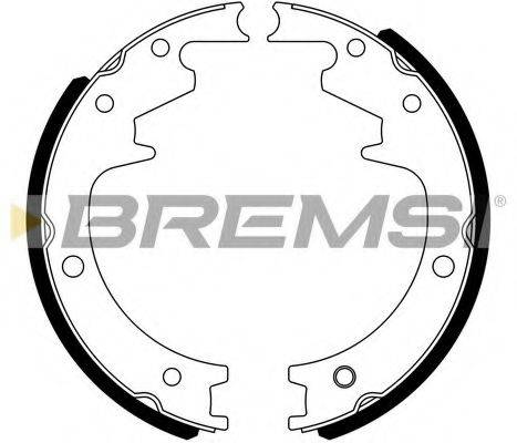 BREMSI 2835 Комплект гальмівних колодок