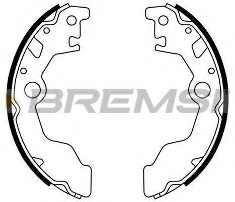 BREMSI 2888 Комплект гальмівних колодок