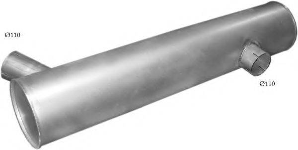 POLMO 6832 Глушник вихлопних газів кінцевий