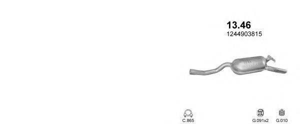 POLMO POLMO30179 Система випуску ОГ