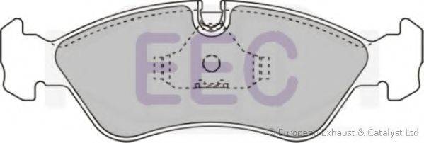 EEC BRP0589 Комплект гальмівних колодок, дискове гальмо