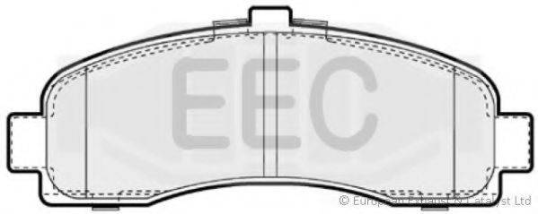 EEC BRP0800 Комплект гальмівних колодок, дискове гальмо