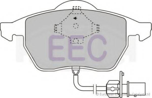 EEC BRP0964 Комплект гальмівних колодок, дискове гальмо