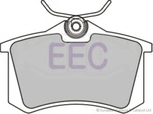 EEC BRP1020 Комплект гальмівних колодок, дискове гальмо