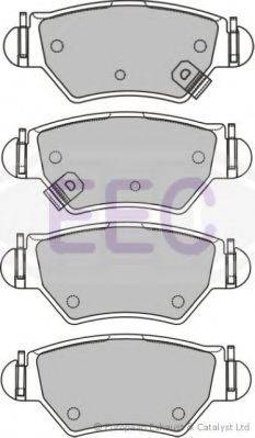 EEC BRP1133 Комплект гальмівних колодок, дискове гальмо