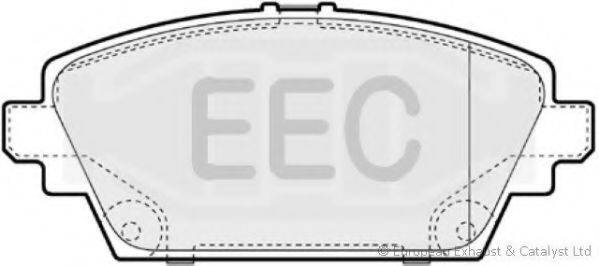 EEC BRP1170 Комплект гальмівних колодок, дискове гальмо