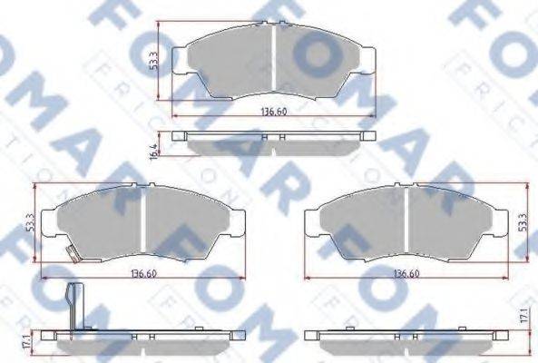 FOMAR FRICTION FO 923881