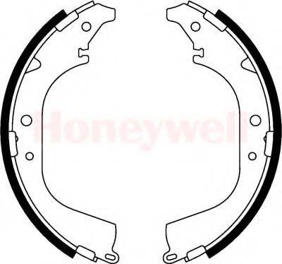 BENDIX 362017B Комплект гальмівних колодок