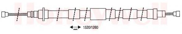 PEX 4.1312 Трос, стоянкова гальмівна система