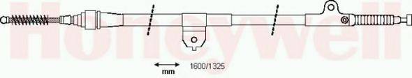 TRW GCH2388 Трос, стоянкова гальмівна система