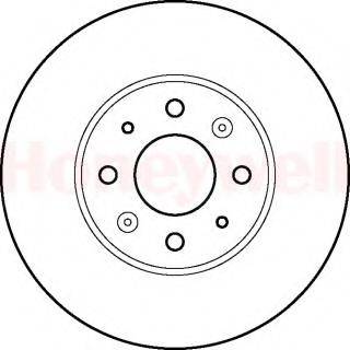 BENDIX 561337B гальмівний диск