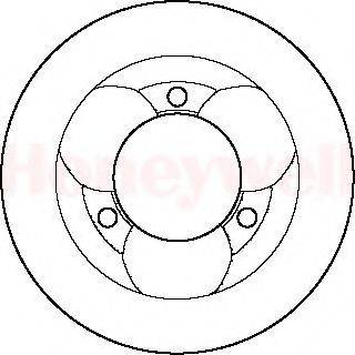 BENDIX 561366B гальмівний диск