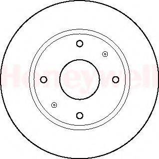 BENDIX 561457B гальмівний диск