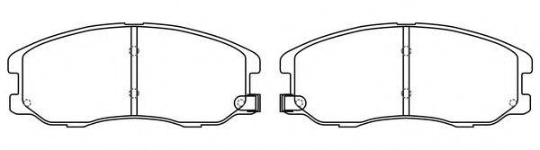 FIT FP1264 Комплект гальмівних колодок, дискове гальмо