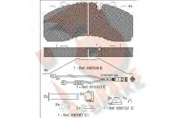 R BRAKE RB1254-120