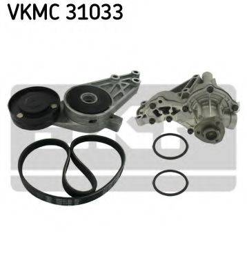 SKF VKMC31033 Водяний насос + комплект потічкових ременів