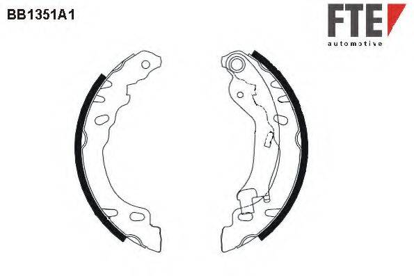 FORD FSB688 Комплект гальмівних колодок