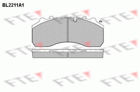 ST-TEMPLIN 8700.39 Комплект гальмівних колодок, дискове гальмо