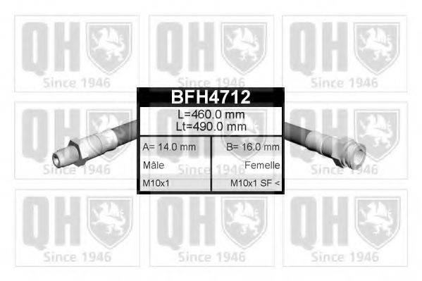 QUINTON HAZELL BFH4712 Гальмівний шланг