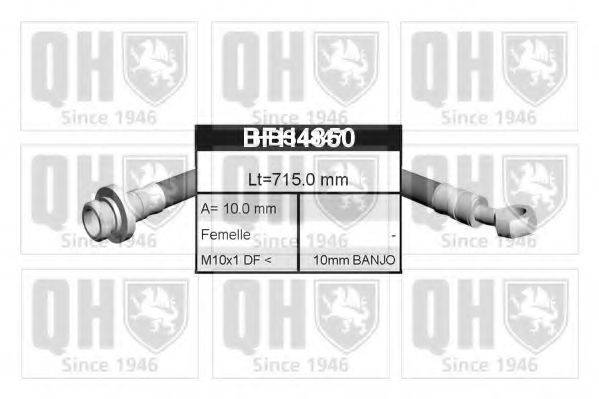 QUINTON HAZELL BFH4850 Гальмівний шланг