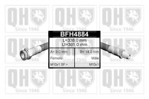 QUINTON HAZELL BFH4884 Гальмівний шланг