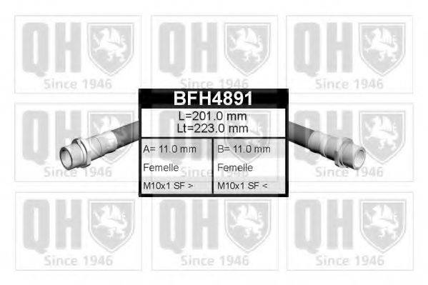 QUINTON HAZELL BFH4891 Гальмівний шланг