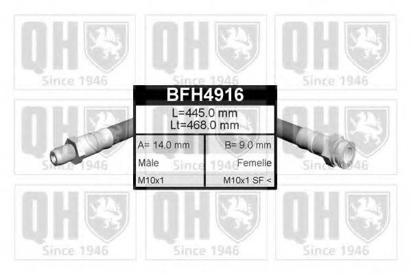 QUINTON HAZELL BFH4916 Гальмівний шланг
