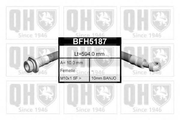 QUINTON HAZELL BFH5187 Гальмівний шланг