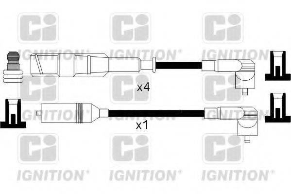 QUINTON HAZELL XC827 Комплект дротів запалювання