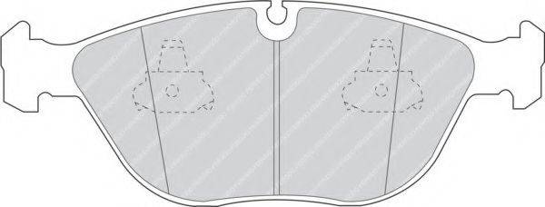 FERODO 21485 Комплект гальмівних колодок, дискове гальмо
