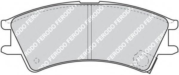 FERODO 23239 Комплект гальмівних колодок, дискове гальмо