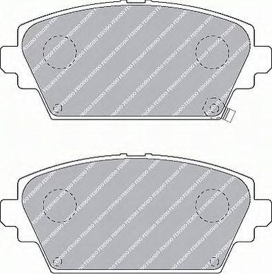 FERODO FSL1439 Комплект гальмівних колодок, дискове гальмо