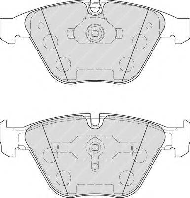 FERODO FSL4221 Комплект гальмівних колодок, дискове гальмо