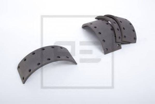 PE AUTOMOTIVE 15580 Комплект гальмівних черевиків, барабанні гальма