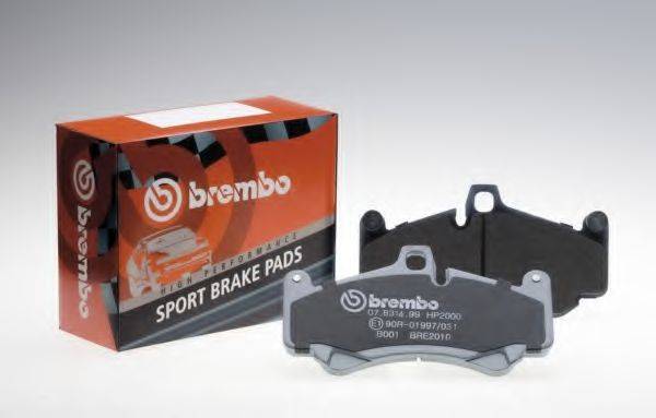 BREMBO 07B31522 Комплект высокоэффективных тормозных колодок