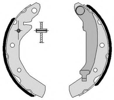 DAEWOO P5320070800 Комплект гальмівних колодок