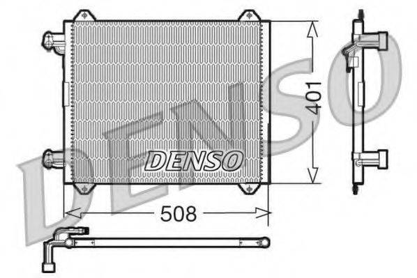 DENSO DCN02009 Конденсатор, кондиціонер