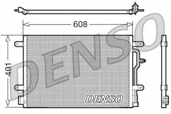 DENSO DCN02011 Конденсатор, кондиціонер