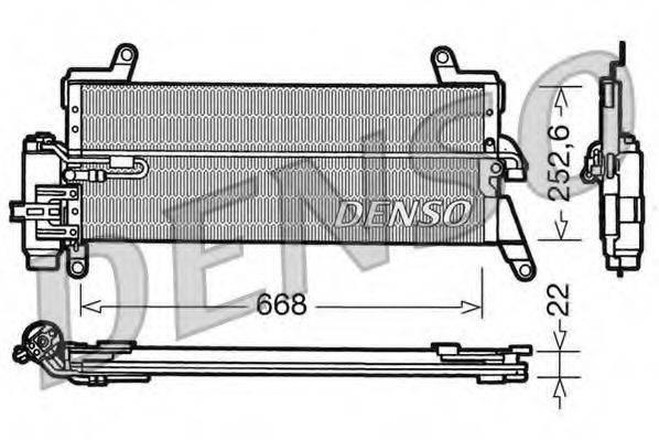 DENSO DCN13010 Конденсатор, кондиціонер