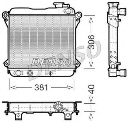 NISSENS 61880 Радіатор, охолодження двигуна