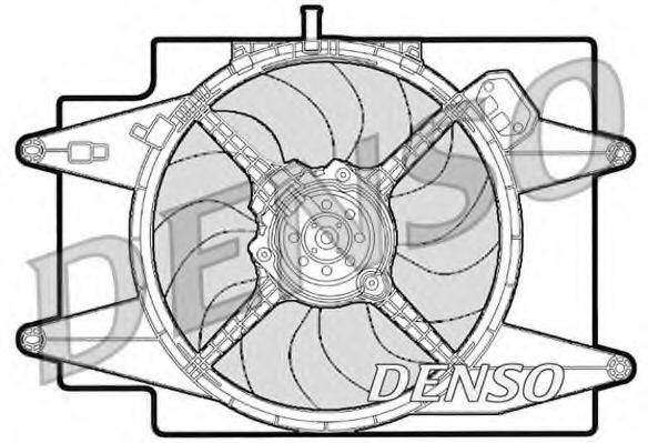 DENSO DER01001 Вентилятор, охолодження двигуна