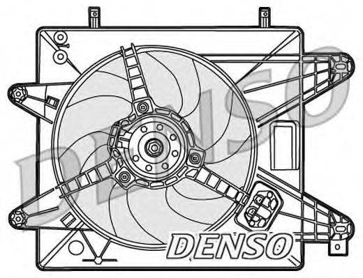 DENSO DER09088 Вентилятор, охолодження двигуна