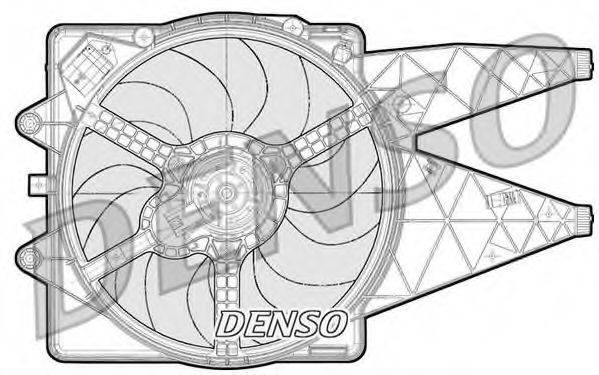 DENSO DER09091 Вентилятор, охолодження двигуна