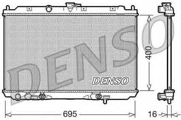 DENSO DRM46026 Радіатор, охолодження двигуна