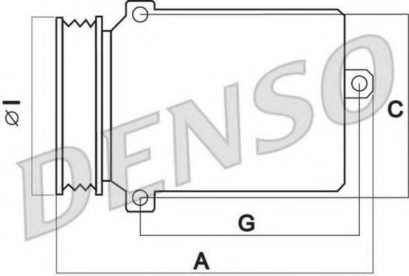 DENSO DCP02046 Компресор, кондиціонер